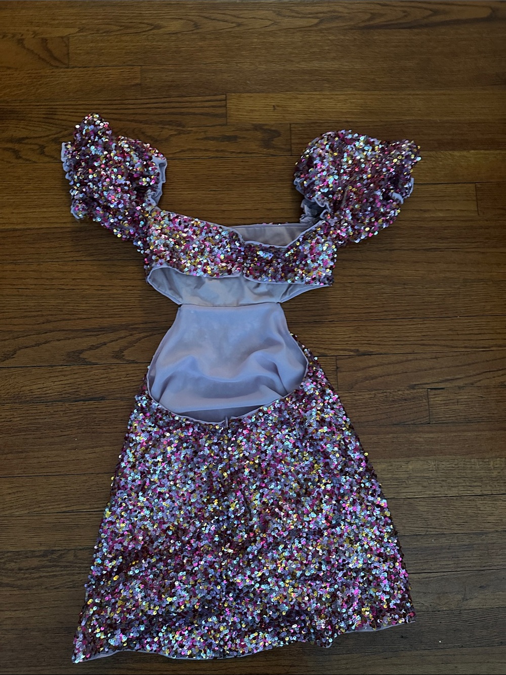LPA  Dress in Multi-Pink Sequins xs - Picture 2 of 3